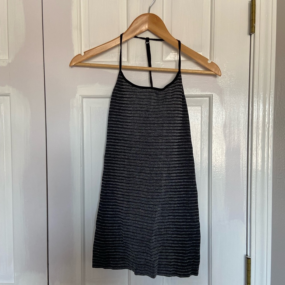 Fabletics Cameron Seamless Striped Strappy Back Tank Top